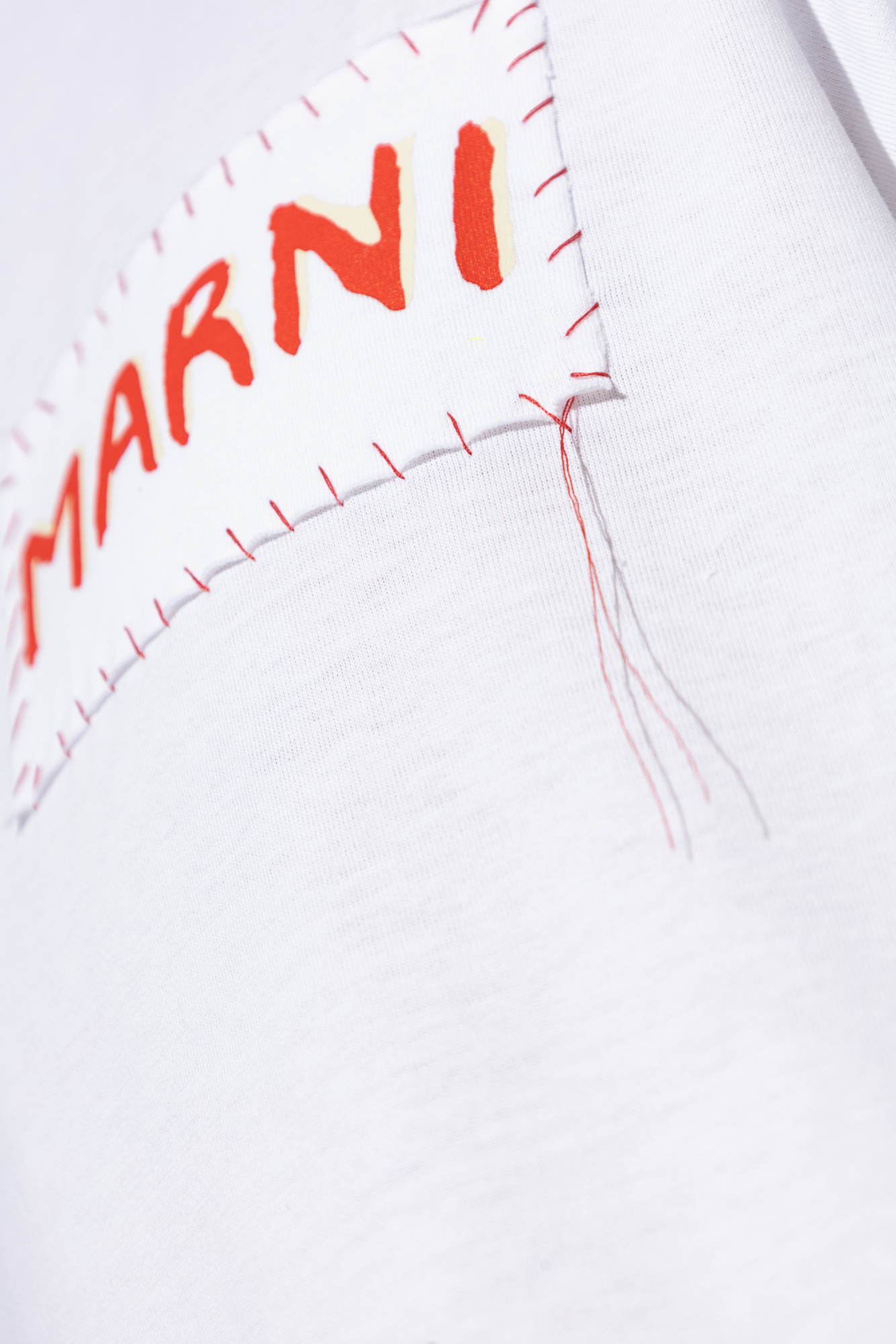 White Logo T-shirt Marni - Vitkac Canada